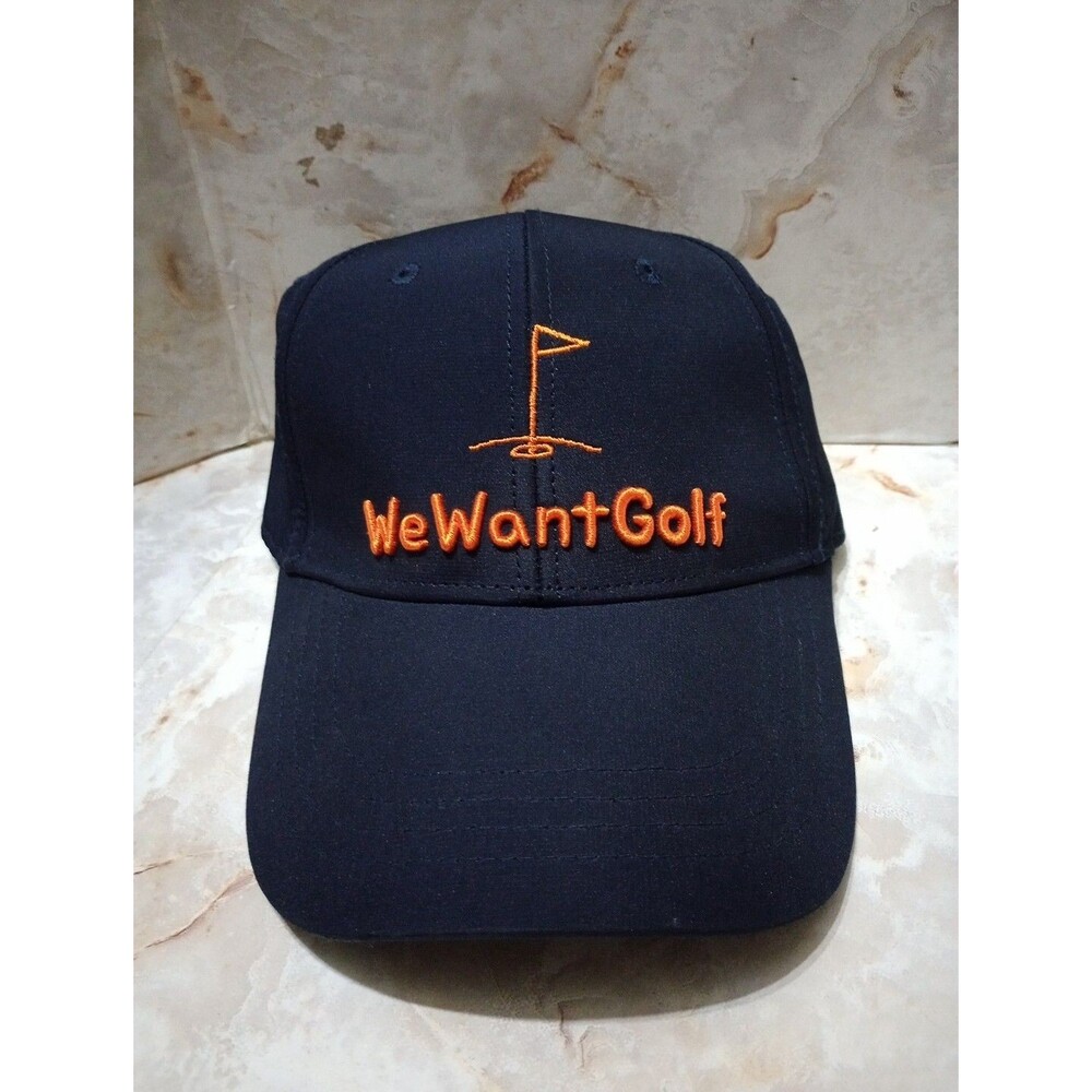 We Want Golf Strapback Hat NEW